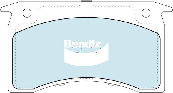 Bendix-AU DB1029 GCT - Гальмівні колодки, дискові гальма autocars.com.ua