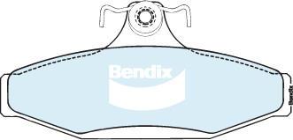Bendix-AU DB1094 GCT - Гальмівні колодки, дискові гальма autocars.com.ua