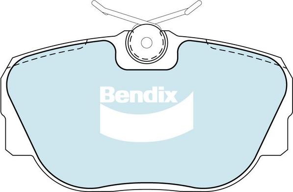 Bendix-AU DB1130 -4WD - Гальмівні колодки, дискові гальма autocars.com.ua