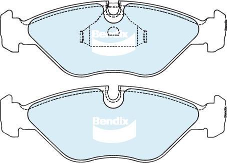 Bendix-AU DB1156 GCT - Гальмівні колодки, дискові гальма autocars.com.ua