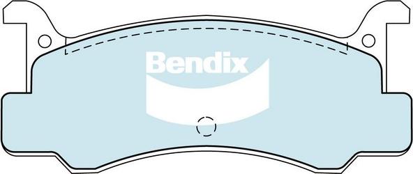 Bendix-AU DB1159 GCT - Гальмівні колодки, дискові гальма autocars.com.ua