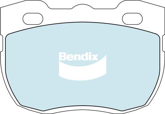 Bendix-AU DB1176 -4WD - Гальмівні колодки, дискові гальма autocars.com.ua