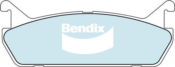 Bendix-AU DB1180 GCT - Гальмівні колодки, дискові гальма autocars.com.ua