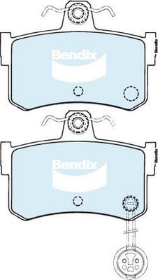 Bendix-AU DB1197 GCT - Гальмівні колодки, дискові гальма autocars.com.ua