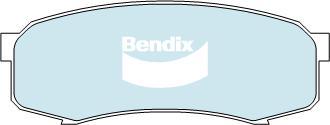 Bendix-AU DB1200 SRT - Гальмівні колодки, дискові гальма autocars.com.ua