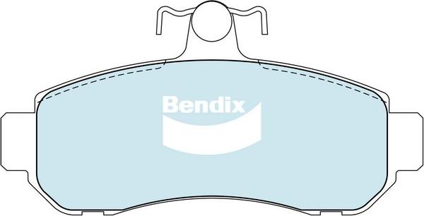 Bendix-AU DB1203 GCT - Гальмівні колодки, дискові гальма autocars.com.ua
