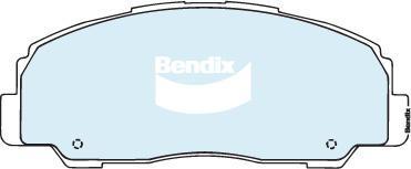 Bendix-AU DB1212 -4WD - Гальмівні колодки, дискові гальма autocars.com.ua