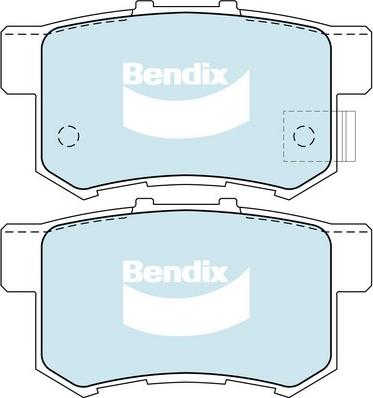 Bendix-AU DB1230 GCT - Гальмівні колодки, дискові гальма autocars.com.ua