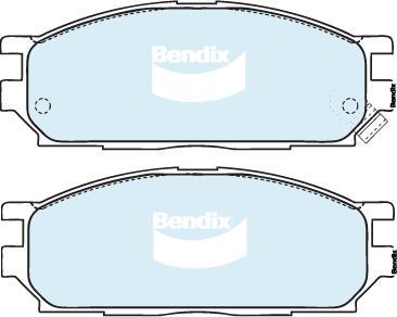 Bendix-AU DB1236 GCT - Гальмівні колодки, дискові гальма autocars.com.ua