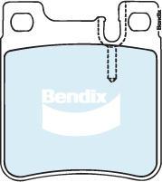 Bendix-AU DB1241 EURO+ - Тормозные колодки, дисковые, комплект autodnr.net
