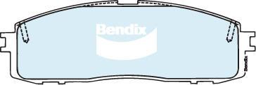 Bendix-AU DB1244 GCT - Тормозные колодки, дисковые, комплект autodnr.net