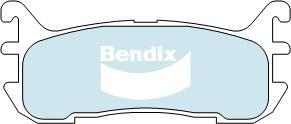 Bendix-AU DB1291 GCT - Гальмівні колодки, дискові гальма autocars.com.ua