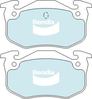 Bendix-AU DB1301 EURO+ - Гальмівні колодки, дискові гальма autocars.com.ua