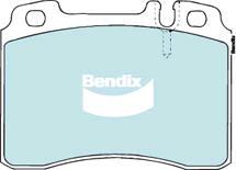 Bendix-AU DB1320 GCT - Тормозные колодки, дисковые, комплект autodnr.net