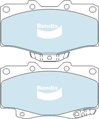 Bendix-AU DB1323 -4WD - Гальмівні колодки, дискові гальма autocars.com.ua