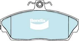 Bendix-AU DB1360 -4WD - Гальмівні колодки, дискові гальма autocars.com.ua