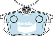 Bendix-AU DB1382 EURO+ - Гальмівні колодки, дискові гальма autocars.com.ua