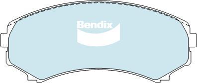 Bendix-AU DB1388 -4WD - Тормозные колодки, дисковые, комплект autodnr.net
