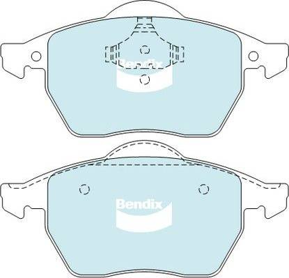 Bendix-AU DB1401 EURO+ - Тормозные колодки, дисковые, комплект autodnr.net