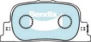 Bendix-AU DB1434 GCT - Гальмівні колодки, дискові гальма autocars.com.ua