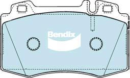 Bendix-AU DB1453 EURO+ - Гальмівні колодки, дискові гальма autocars.com.ua