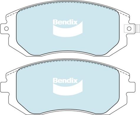 Bendix-AU DB1491 ULT - Гальмівні колодки, дискові гальма autocars.com.ua