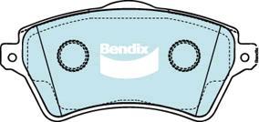 Bendix-AU DB1506 -4WD - Гальмівні колодки, дискові гальма autocars.com.ua