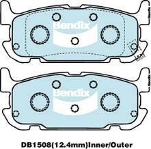 Bendix-AU DB1508 GCT - Гальмівні колодки, дискові гальма autocars.com.ua