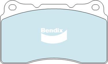 Bendix-AU DB1695 EURO+ - Гальмівні колодки, дискові гальма autocars.com.ua