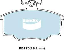 Bendix-AU DB175 GCT - Гальмівні колодки, дискові гальма autocars.com.ua