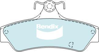 Bendix-AU DB1779 GCT - Гальмівні колодки, дискові гальма autocars.com.ua