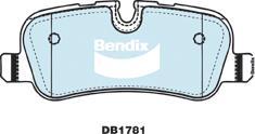 Bendix-AU DB1781 -4WD - Гальмівні колодки, дискові гальма autocars.com.ua