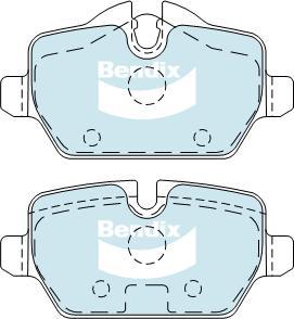 Bendix-AU DB1783 EURO+ - Гальмівні колодки, дискові гальма autocars.com.ua
