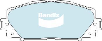 Bendix-AU DB1820 GCT - Гальмівні колодки, дискові гальма autocars.com.ua