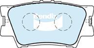Bendix-AU DB1832 GCT - Гальмівні колодки, дискові гальма autocars.com.ua