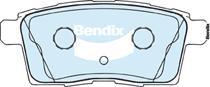 Bendix-AU DB1917 -4WD - Тормозные колодки, дисковые, комплект autodnr.net