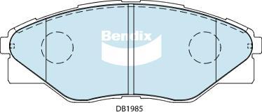 Bendix-AU DB1985 -4WD - Гальмівні колодки, дискові гальма autocars.com.ua