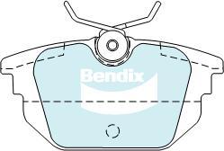 Bendix-AU DB2010 EURO+ - Тормозные колодки, дисковые, комплект autodnr.net