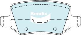 Bendix-AU DB2020 EURO+ - Гальмівні колодки, дискові гальма autocars.com.ua