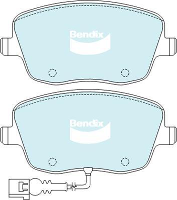 Bendix-AU DB2032 EURO+ - Тормозные колодки, дисковые, комплект autodnr.net