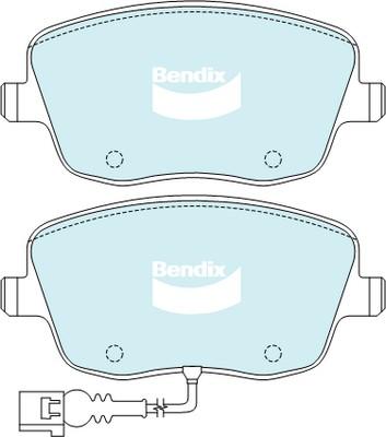 Bendix-AU DB2032 HD - Тормозные колодки, дисковые, комплект autodnr.net