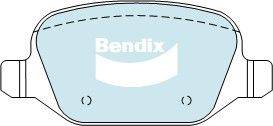 Bendix-AU DB2039 HD - Гальмівні колодки, дискові гальма autocars.com.ua