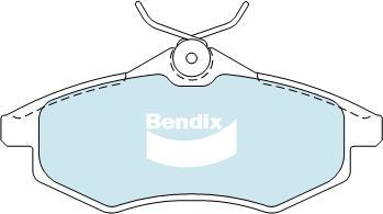 Bendix-AU DB2042 EURO+ - Гальмівні колодки, дискові гальма autocars.com.ua