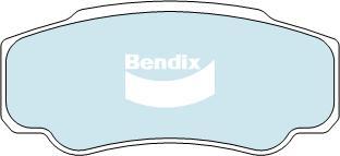 Bendix-AU DB2046 HD - Гальмівні колодки, дискові гальма autocars.com.ua