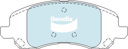 Bendix-AU DB2065 GCT - Гальмівні колодки, дискові гальма autocars.com.ua