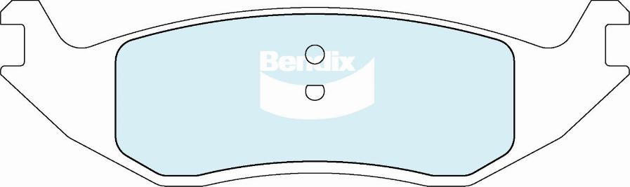 Bendix-AU DB2104 4WD - Гальмівні колодки, дискові гальма autocars.com.ua