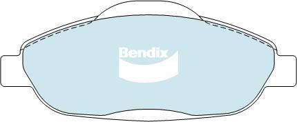 Bendix-AU DB2119 EURO+ - Гальмівні колодки, дискові гальма autocars.com.ua