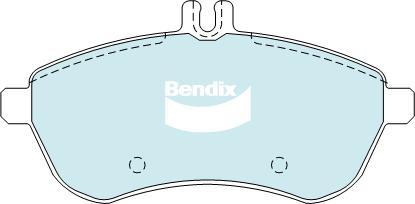 Bendix-AU DB2181 EURO+ - Тормозные колодки, дисковые, комплект autodnr.net