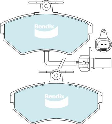 Bendix-AU DB2193 EURO+ - Гальмівні колодки, дискові гальма autocars.com.ua