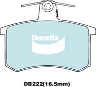Bendix-AU DB222 EURO+ - Гальмівні колодки, дискові гальма autocars.com.ua